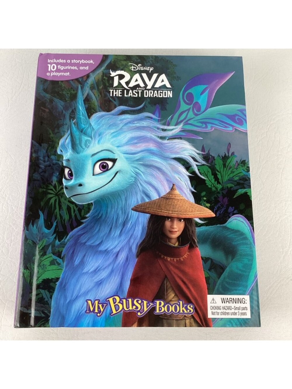 Disney Raya Last Dragon My Busy Books Storybook Figurines Playmat Board Book